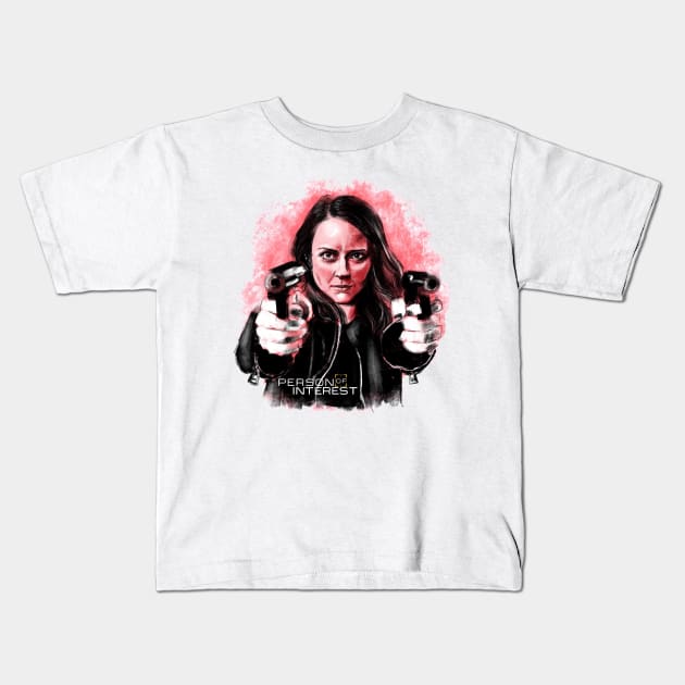 Person of Interest - Root Kids T-Shirt by Otracreativa